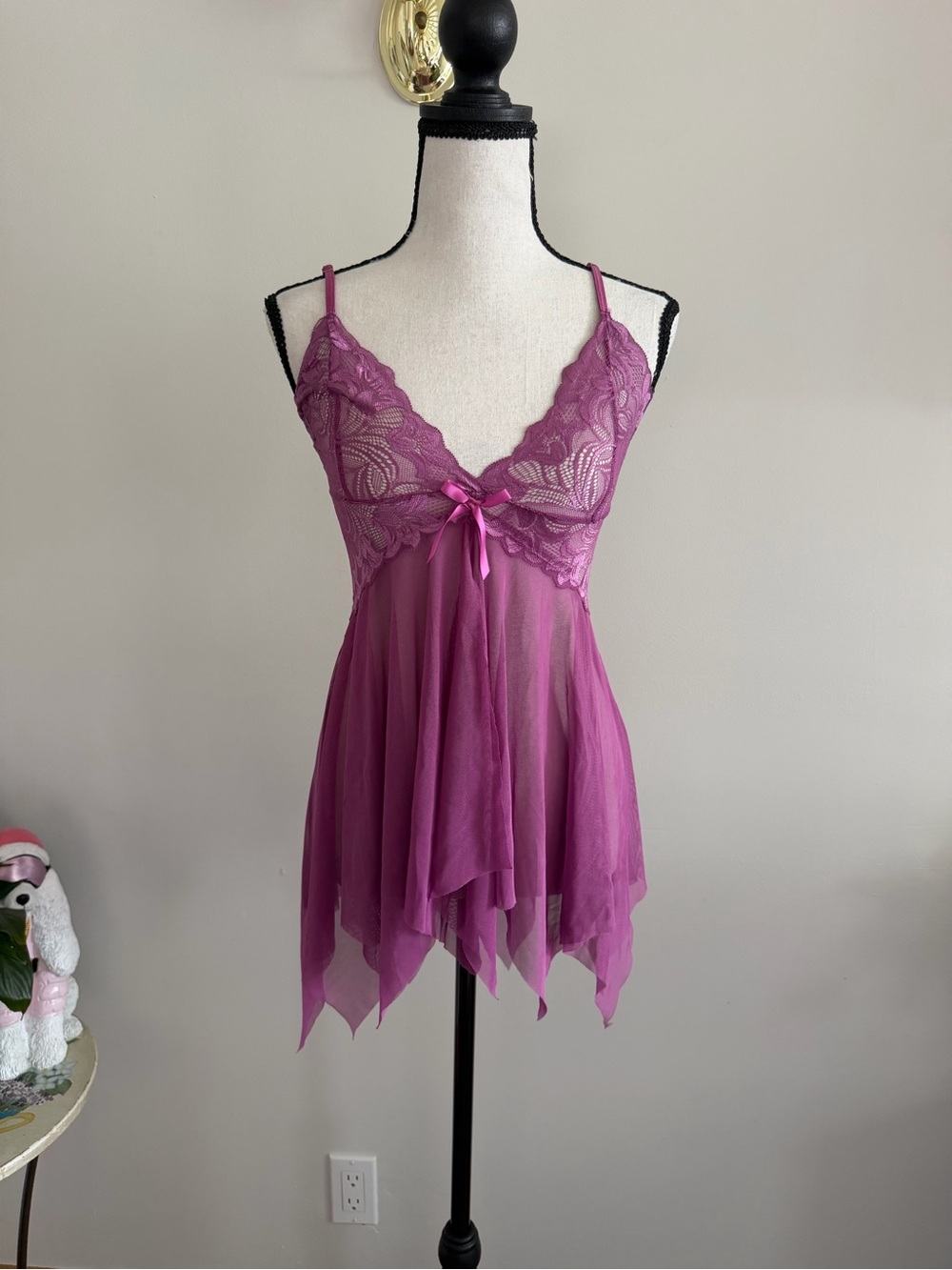 Sheer Lace Chemise